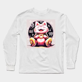 Coin Lucky Fairy Cat Long Sleeve T-Shirt